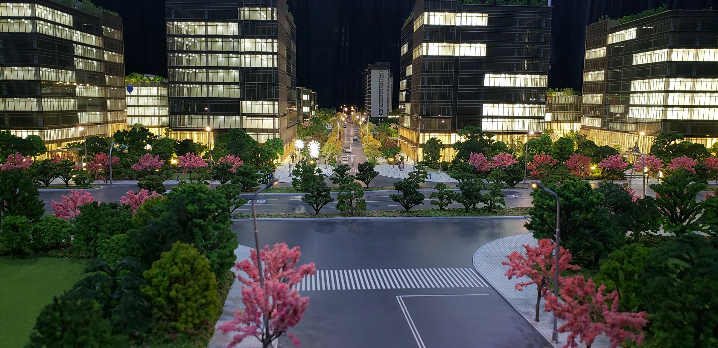 Gemdale EOD Headquarters Port 1:120 architectural scale model by JYD Models