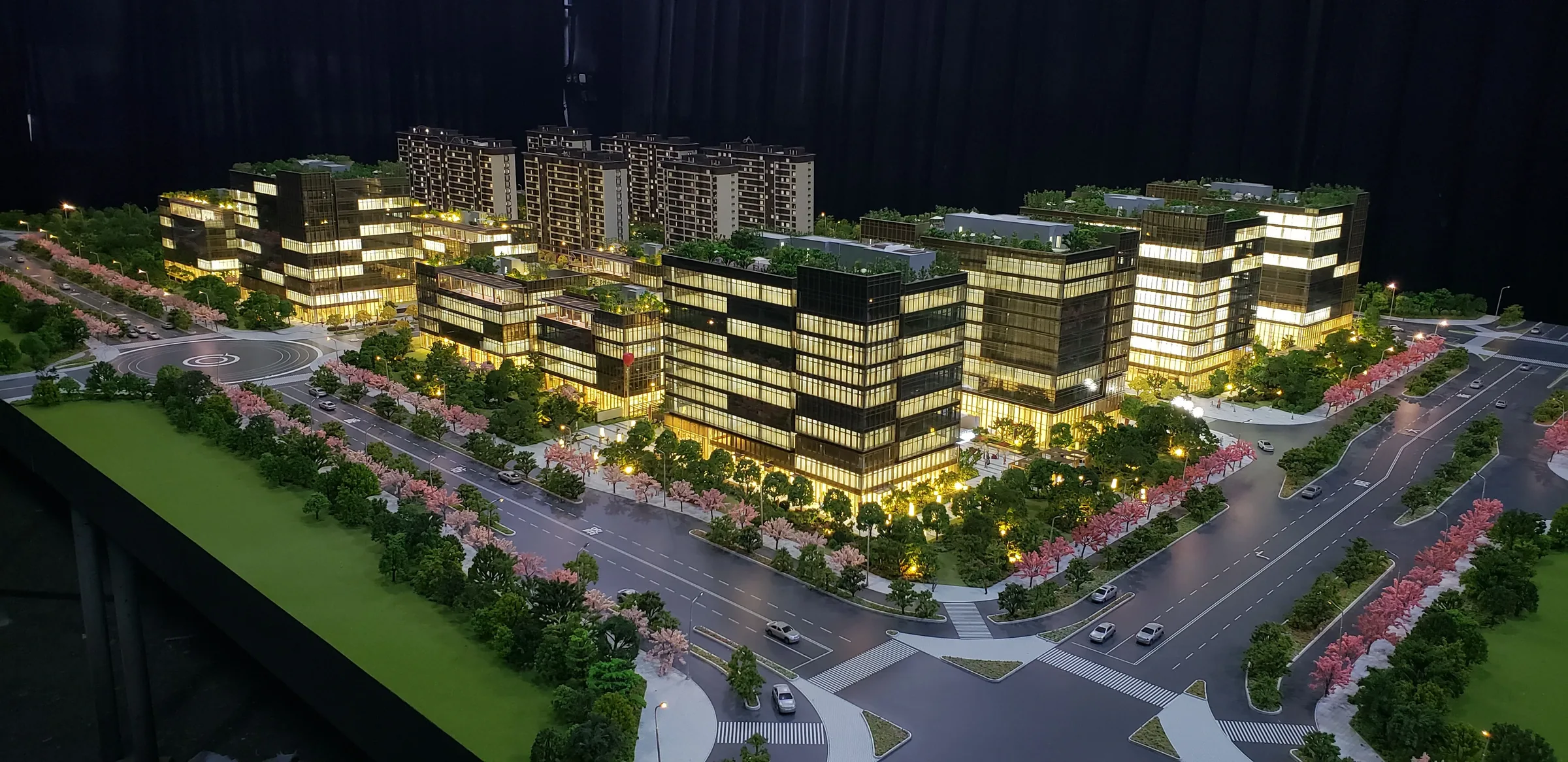 Gemdale EOD Headquarters Port 1:120 architectural scale model by JYD Models