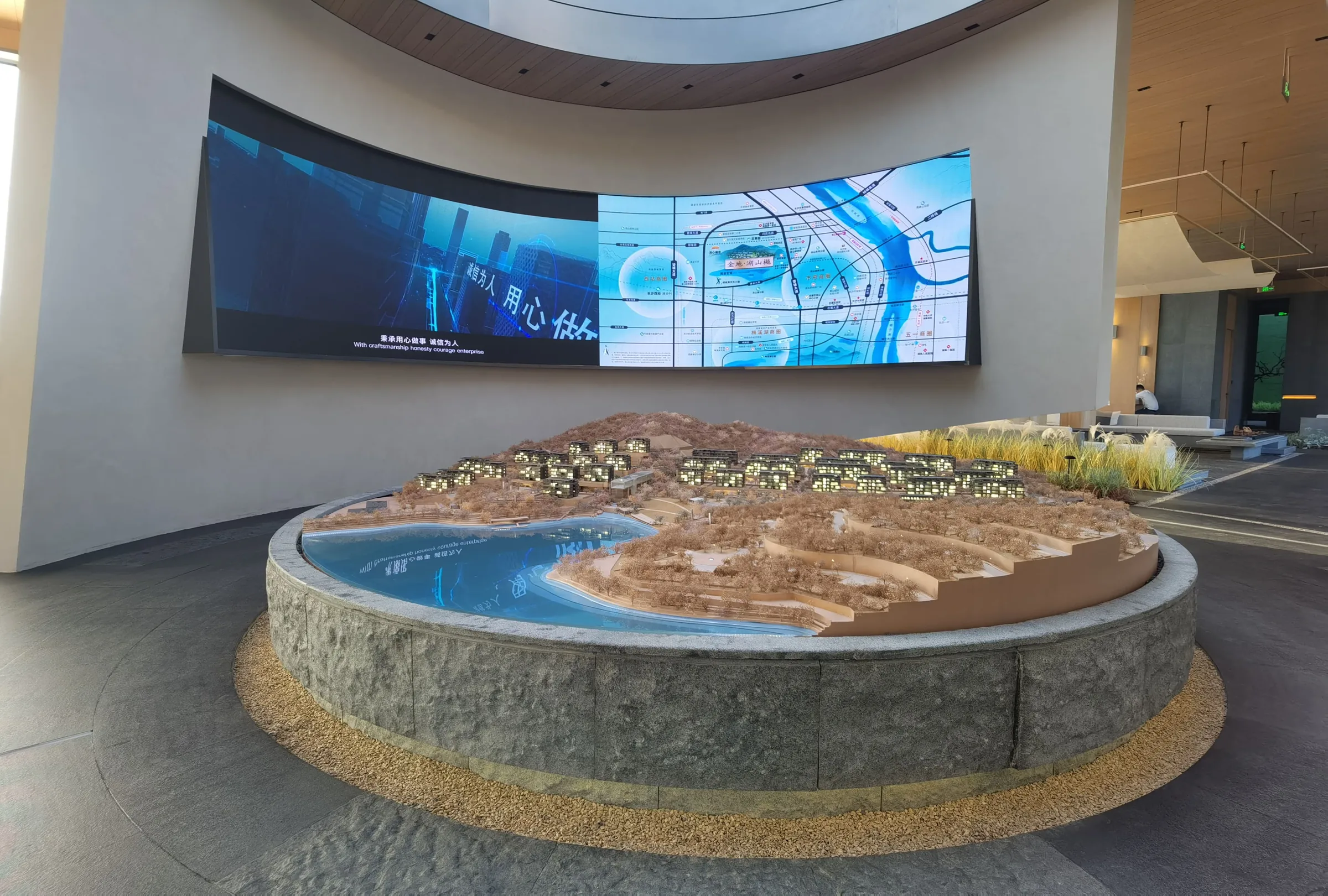 Gemdale Three Thousand Mansions 1:150 architectural scale model by JYD Models