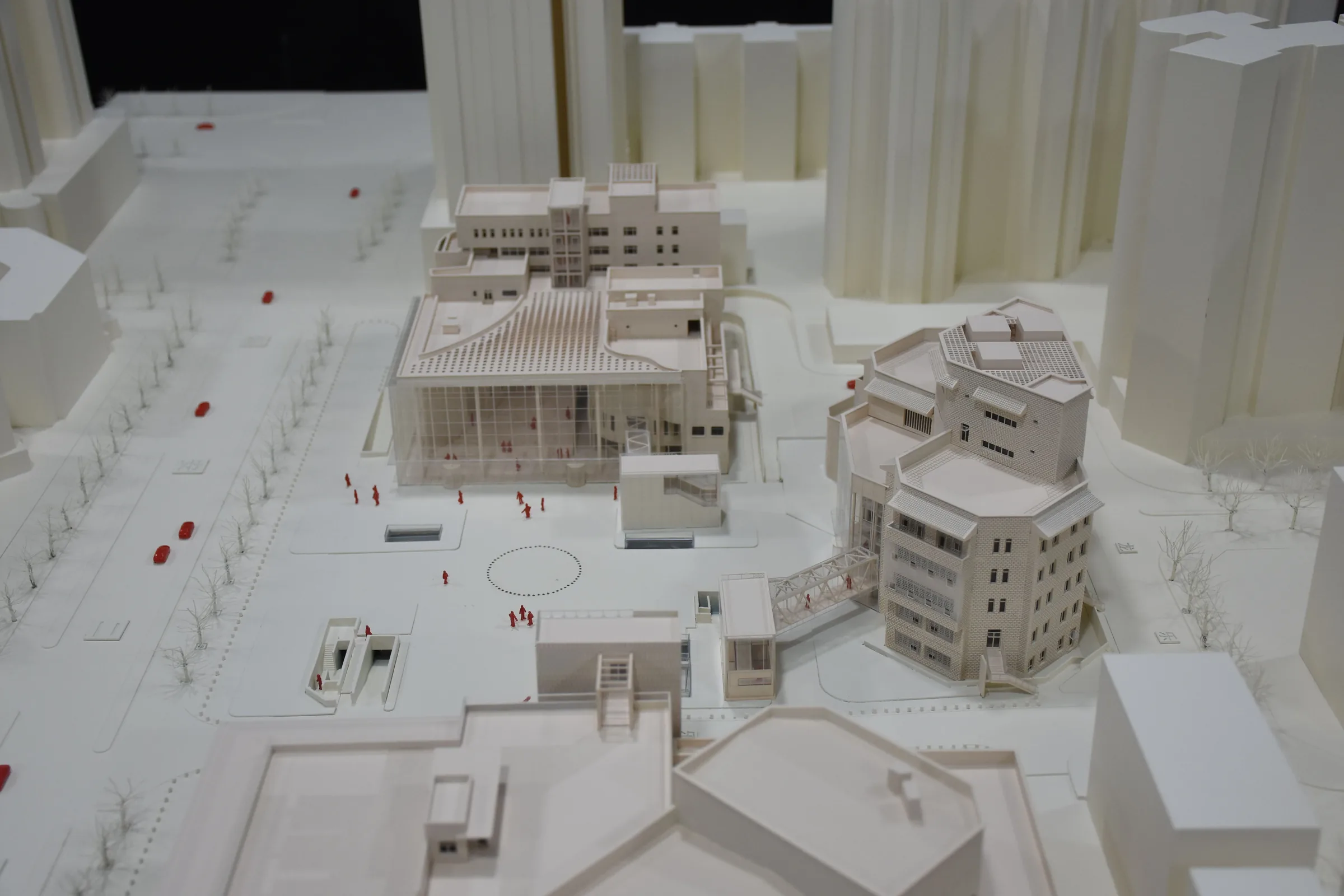Yabao Bao'an 1990 1:300 architectural scale model by JYD Models