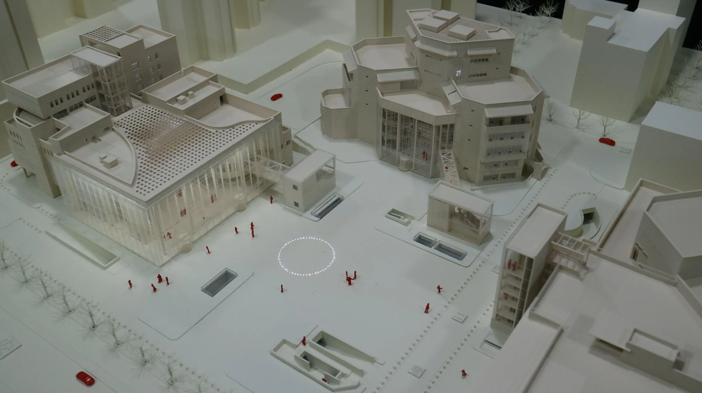 Yabao Bao'an 1990 1:300 architectural scale model by JYD Models