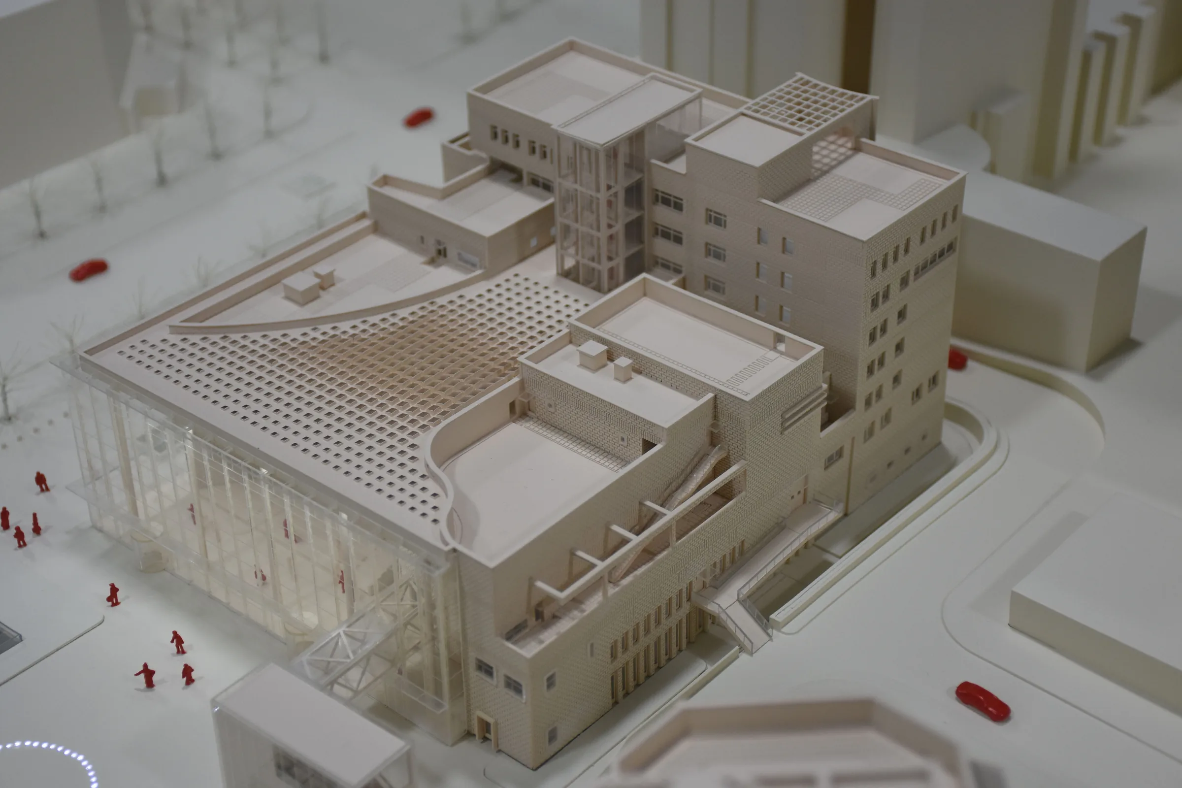 Yabao Bao'an 1990 1:300 architectural scale model by JYD Models