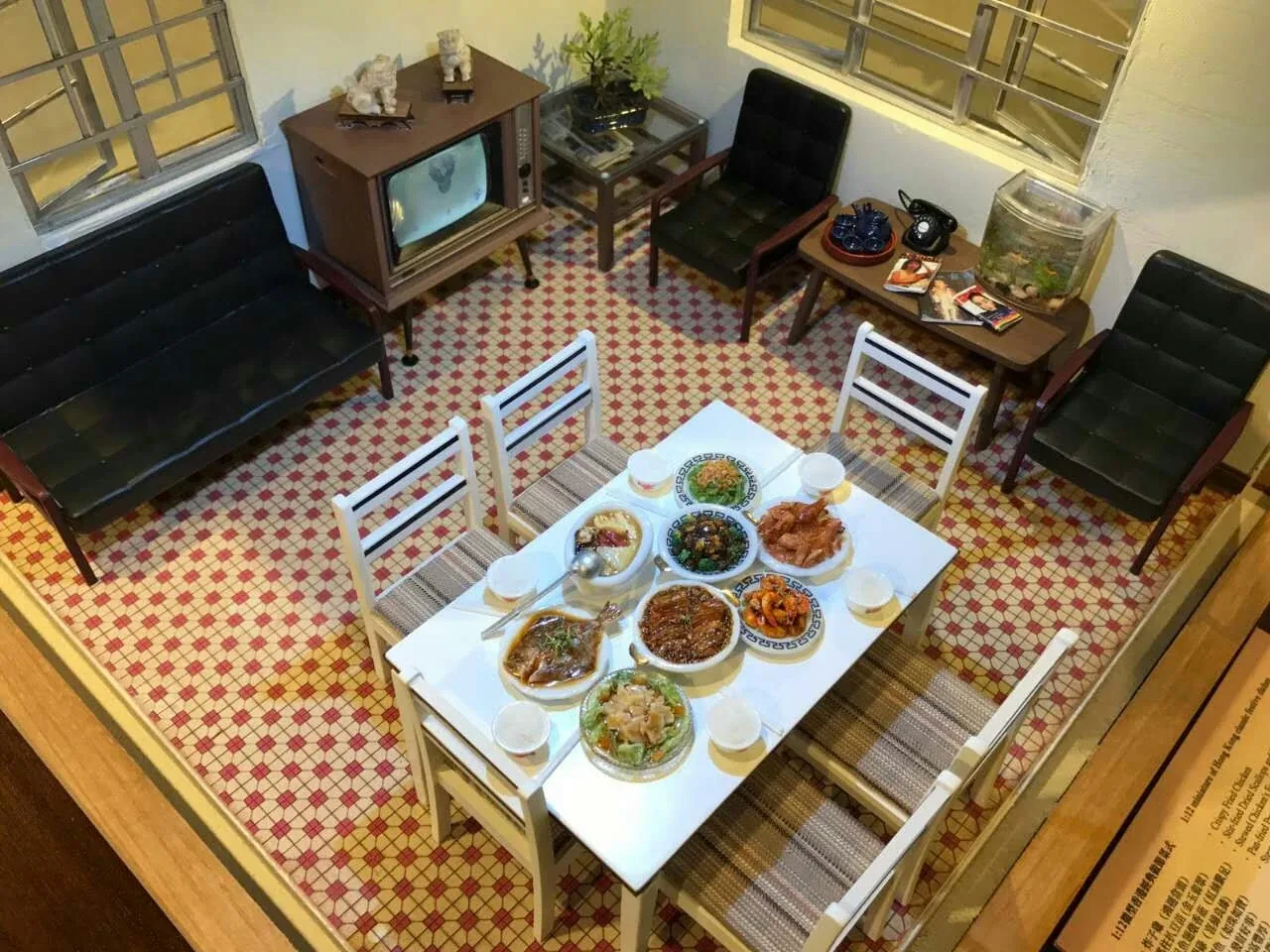 Hong Kong 70s-80s Life Scene 1:30 architectural scale model by JYD Models