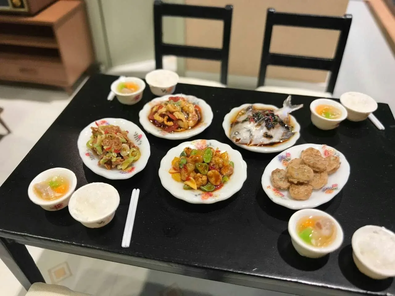 Hong Kong 70s-80s Life Scene 1:30 architectural scale model by JYD Models