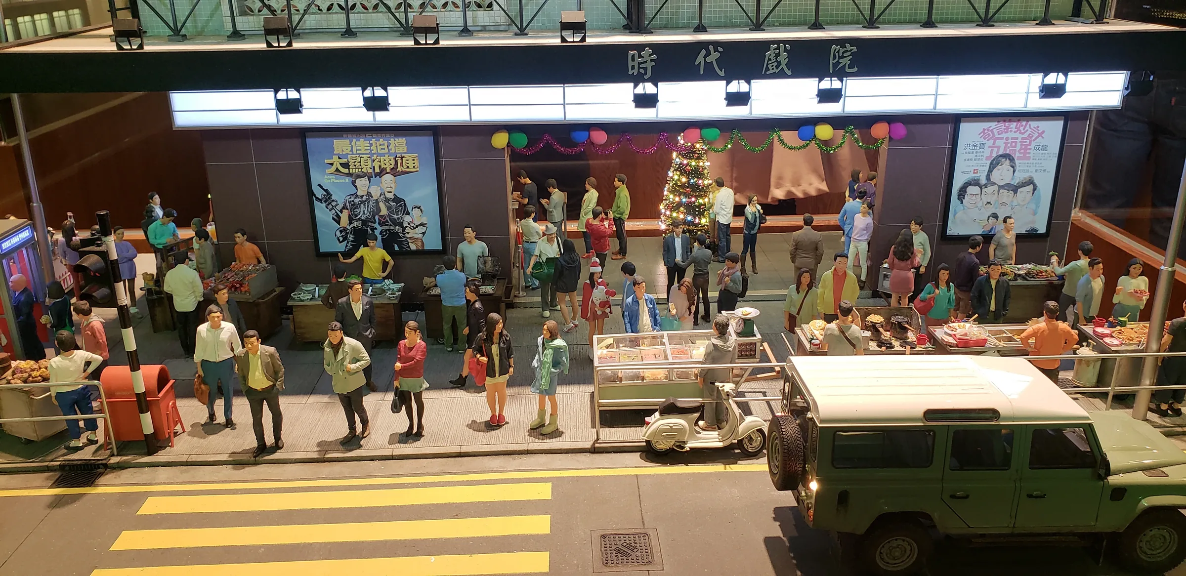 Hong Kong 1980s Street View 1:100 architectural scale model by JYD Models