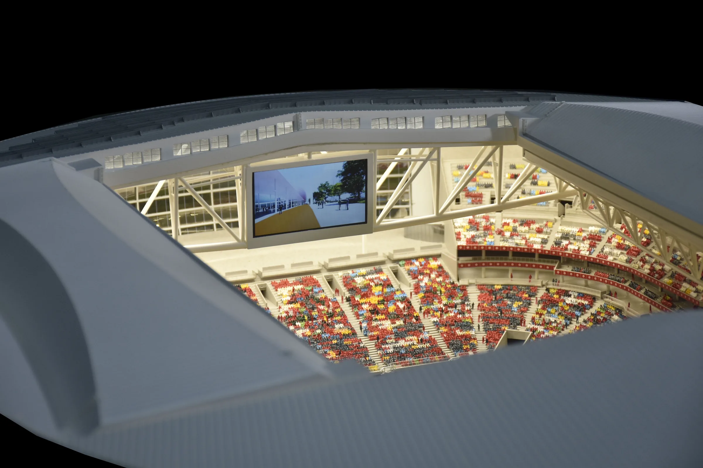 Populous Kai Tak Sports Park 1:250 architectural scale model by JYD Models