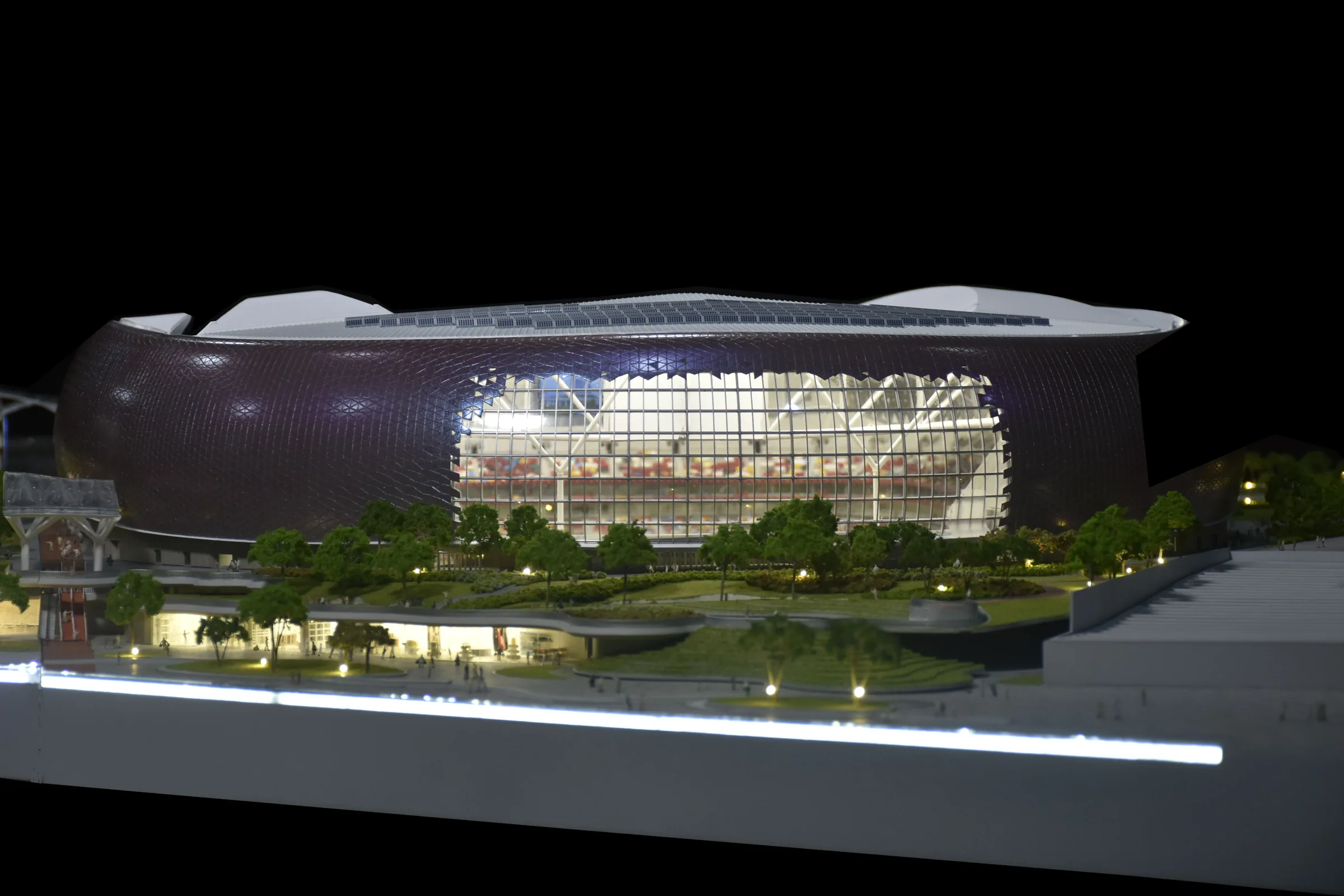 Populous Kai Tak Sports Park 1:250 architectural scale model by JYD Models