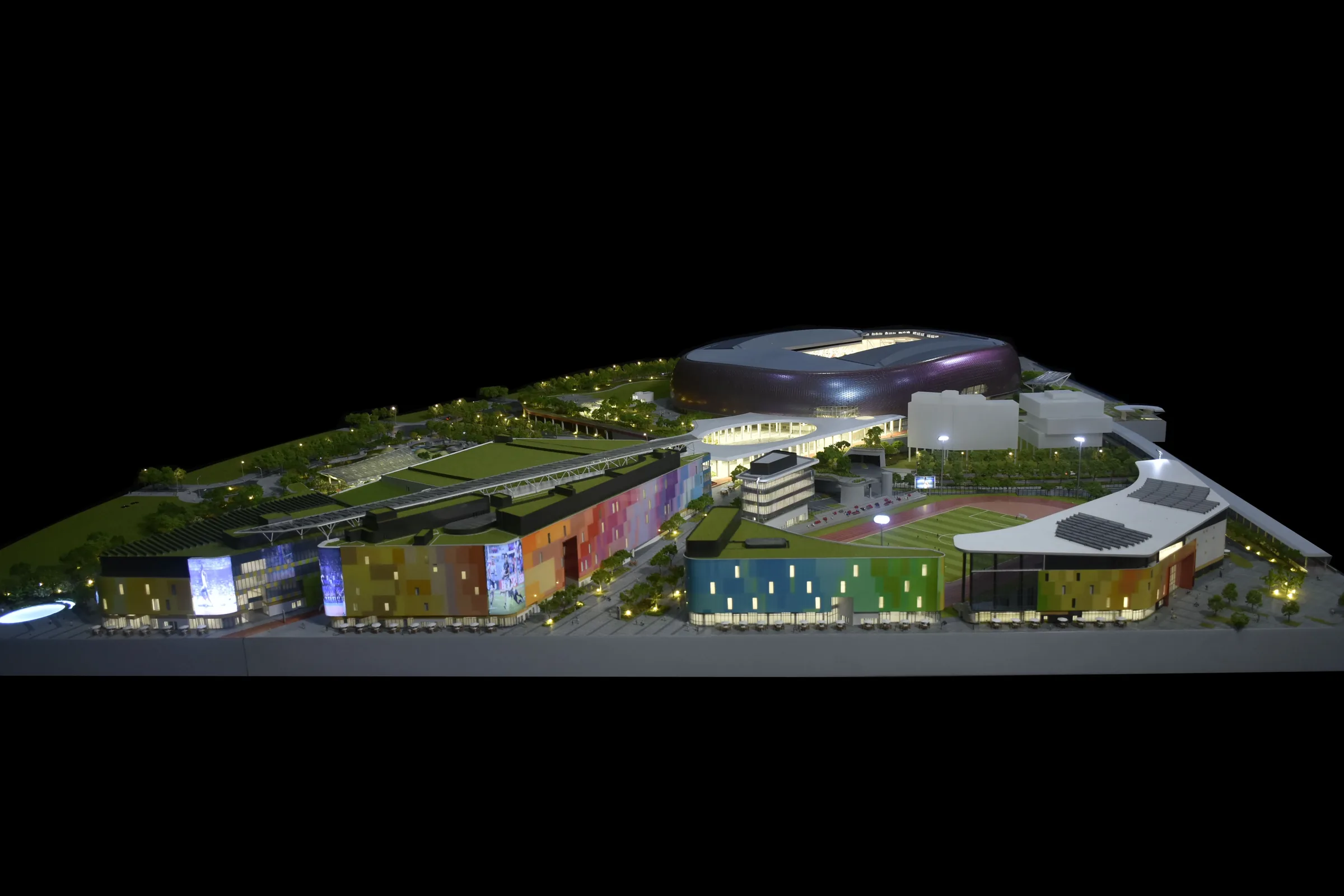 Populous Kai Tak Sports Park 1:250 architectural scale model by JYD Models