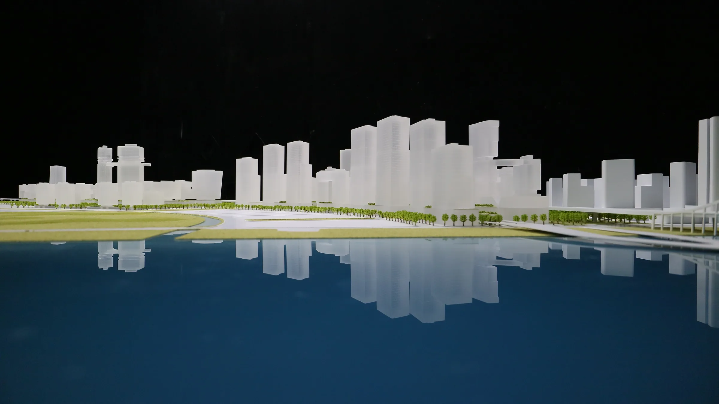 RMJM Zhuhai Project 1:500 architectural scale model by JYD Models