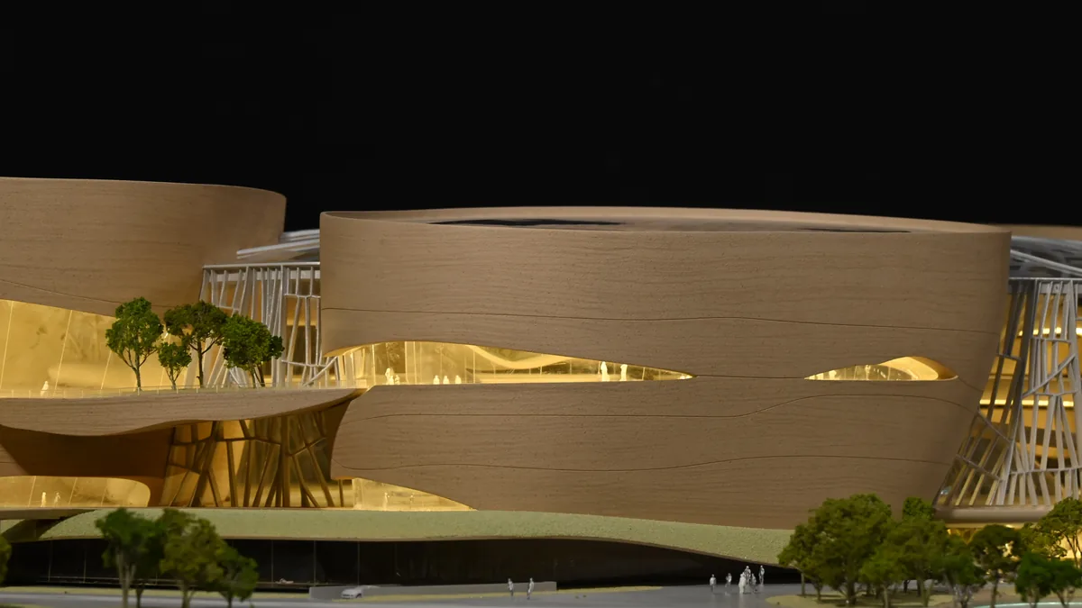 MAD Beijing Natural History Museum Proposal 1:200 architectural scale model