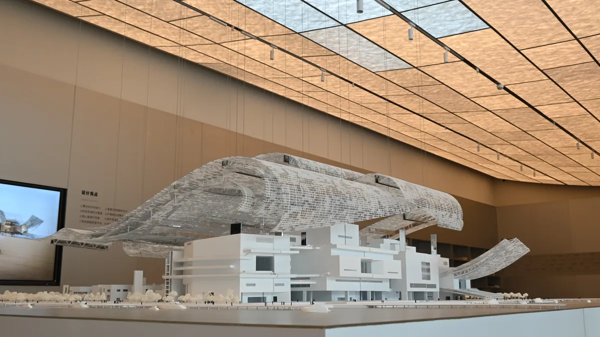 Nouvel Shenzhen Opera House 1:350 architectural scale model