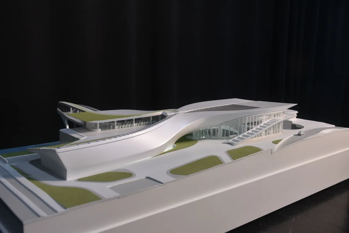 Unstudio Nanjing Jia Hua 1:200 architectural scale model