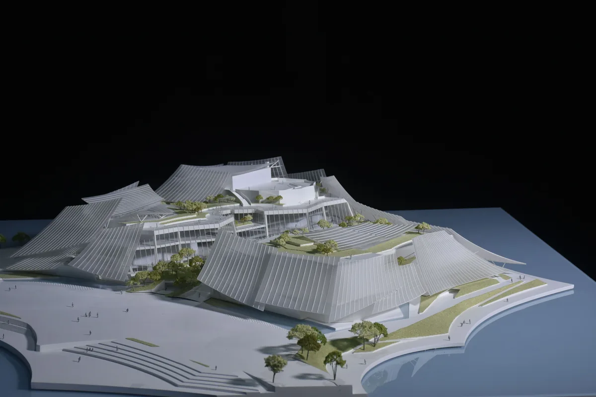 MAD Yiwu Grand Theater 1:200 architectural scale model