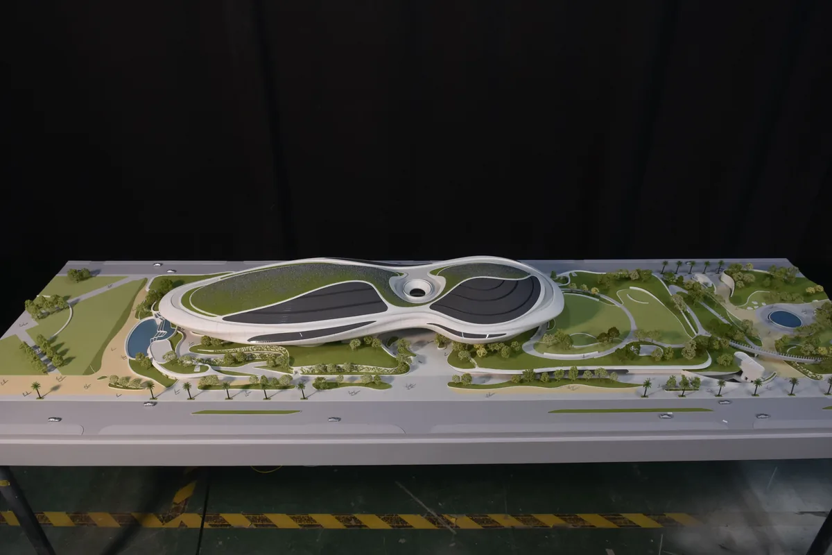 MAD Lucas Museum of Narrative Art 1:200 architectural scale model