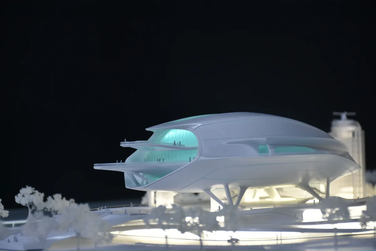 MAD Greater Bay Area Science Forum 1:600 architectural scale model