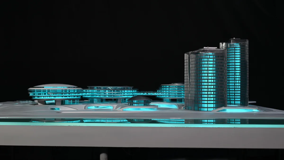 MAD Tencent Dachan Bay 1:200 architectural scale model