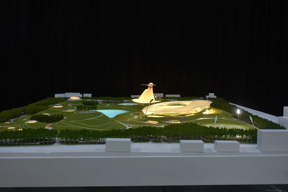 MAD Quzhou Sports Park 1:500 architectural scale model