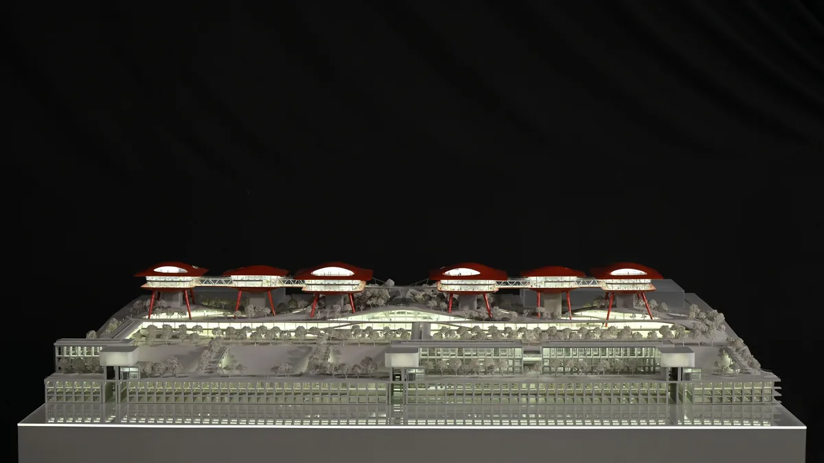 MAD Chongqing Cuntan Port 1:300 architectural scale model