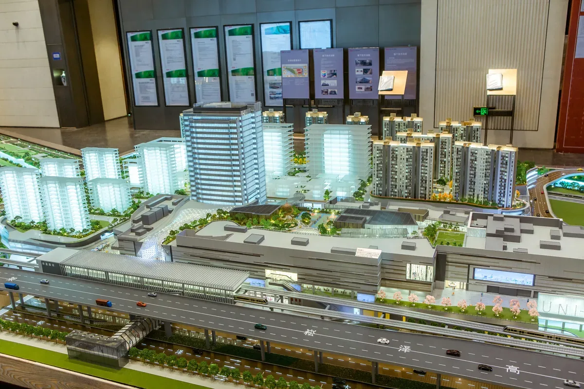 Vanke Shanghai Sky City 1:120 architectural scale model