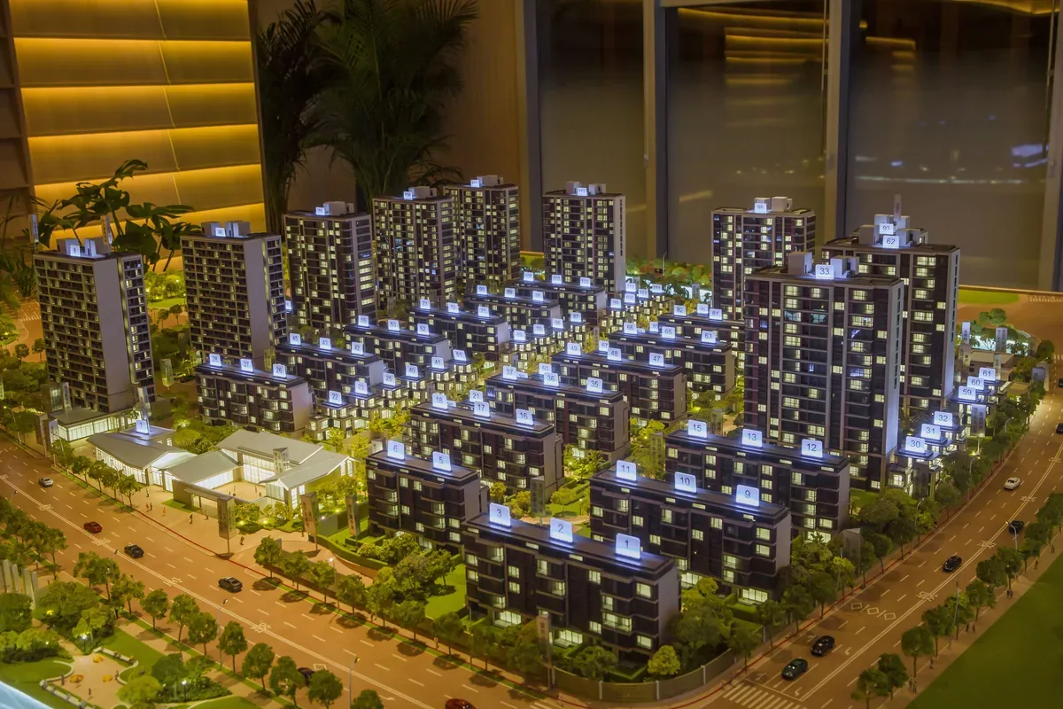 Vanke Four Seasons City 1:120 architectural scale model