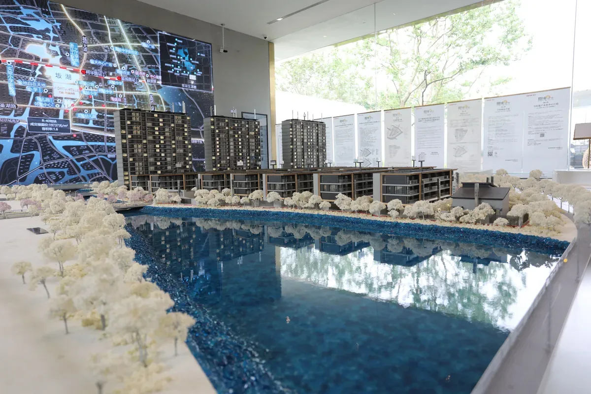 Vanke Fontanelle 1:80 architectural scale model