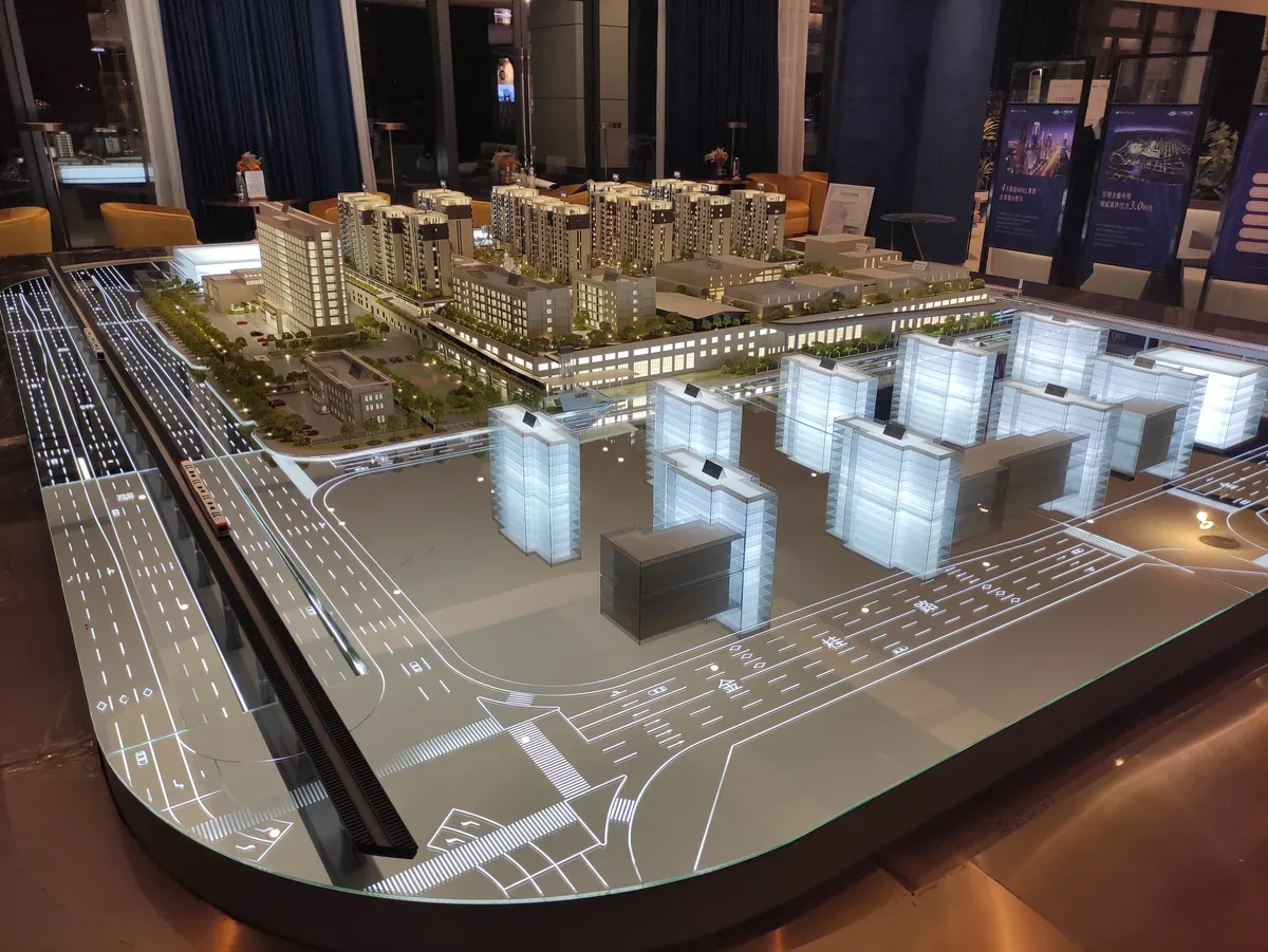 Vanke Changsha Sky Mirror 1:120 architectural scale model