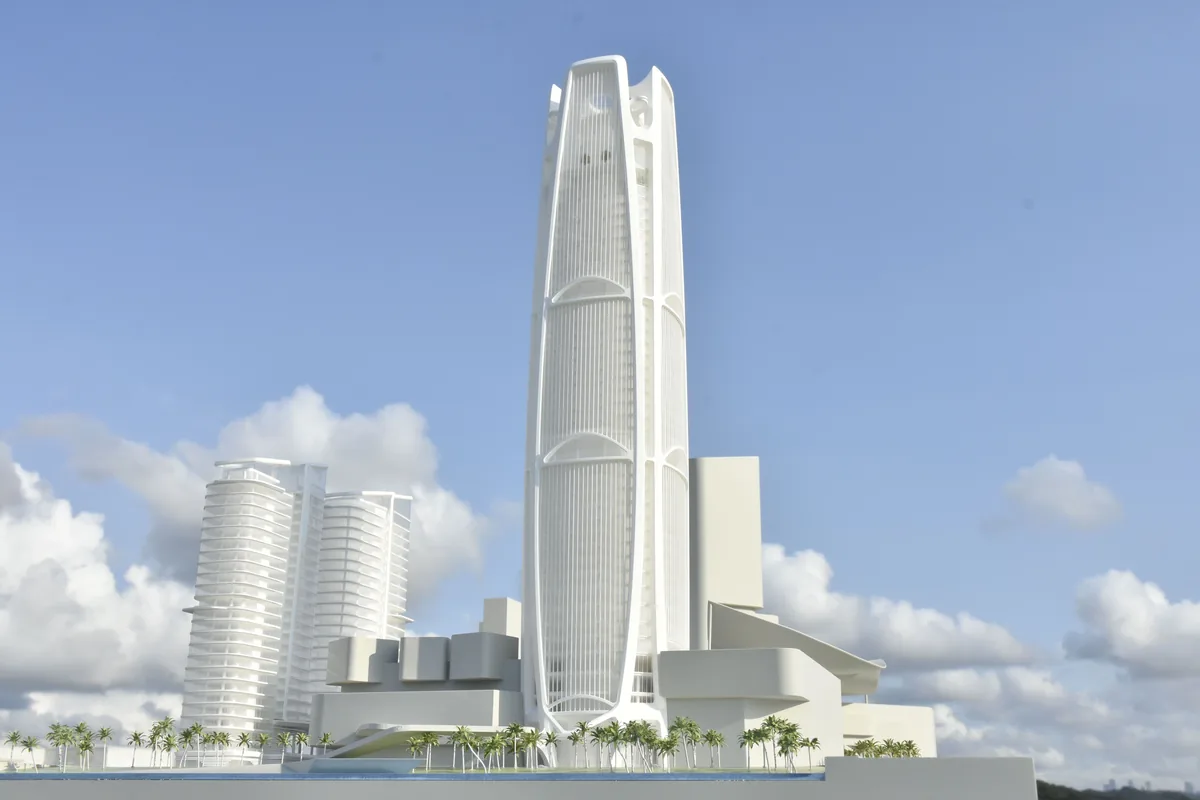 Woods Bagot Sanya Project 1:500 architectural scale model