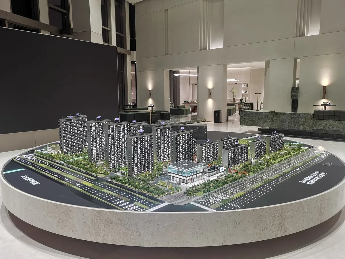 China Resources Jiaxing Runfu 1:120 architectural scale model