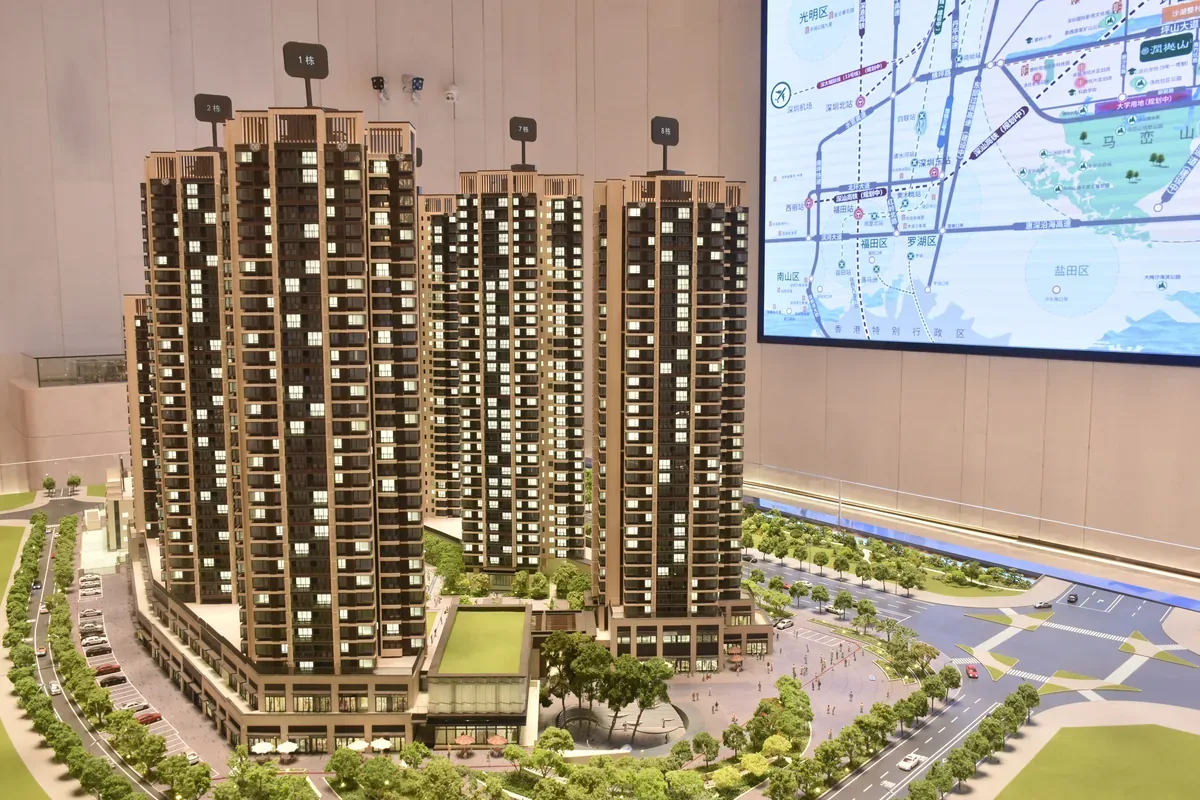 China Resources Pingshan Wanyue Mansion 1:100 architectural scale model