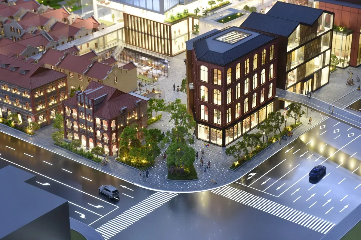 China World Shanghai Center 1:150 architectural scale model