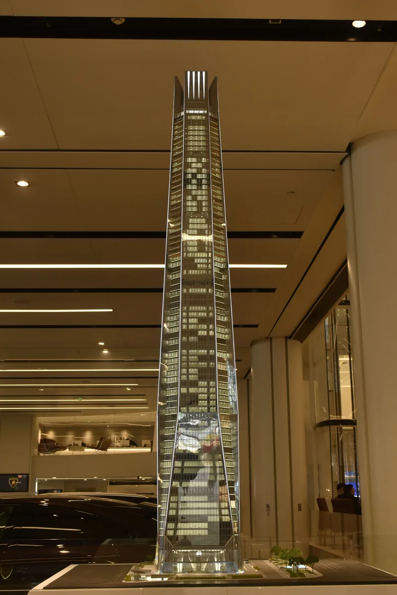 Chengmai Real Estate Center 1:75 architectural scale model