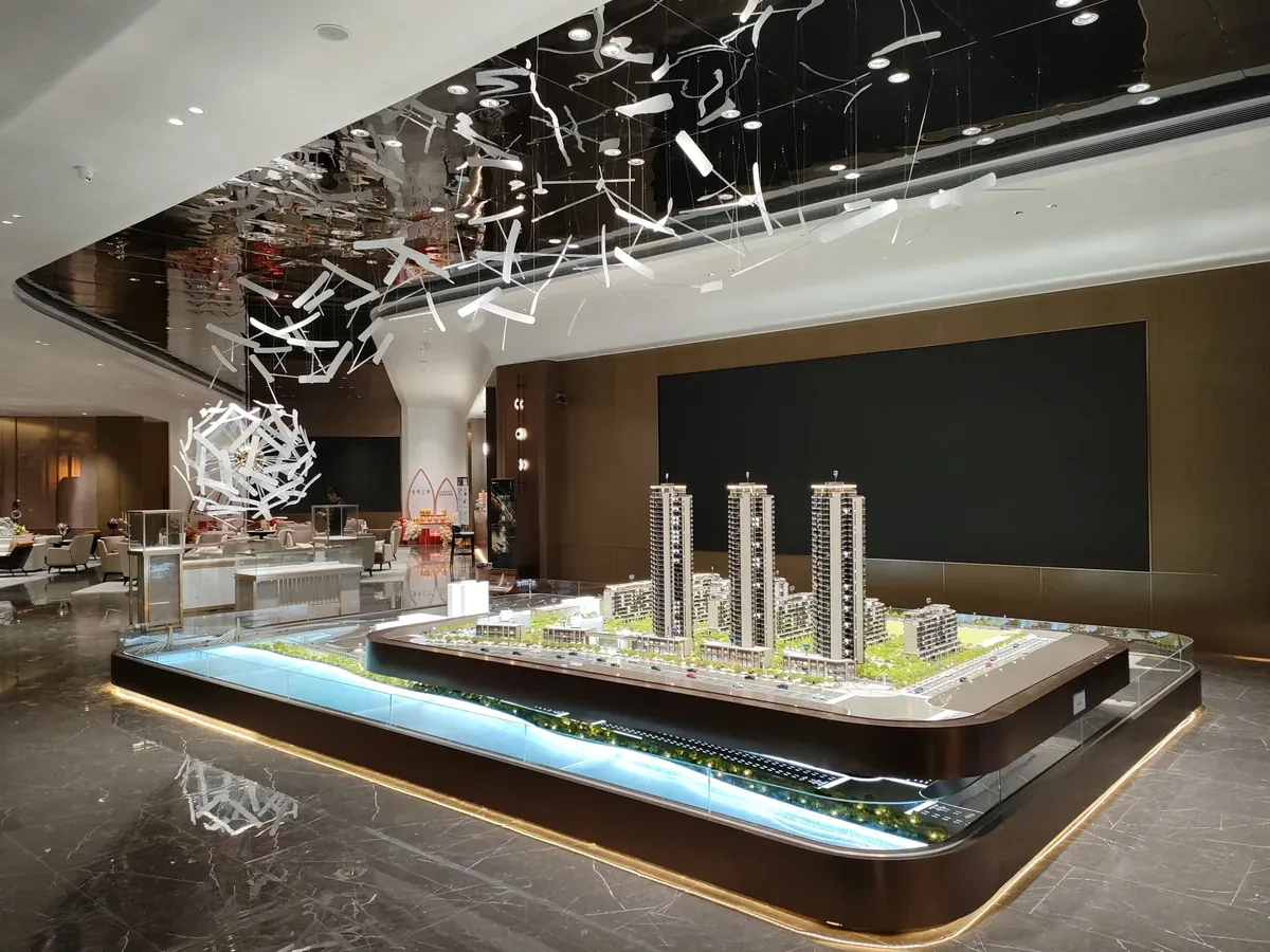 CIFI Liuzhou Feicui Jianglai 1:120 architectural scale model