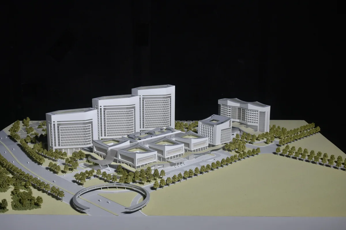 Benyuan Design Foshan TCM Hospital 1:400 architectural scale model