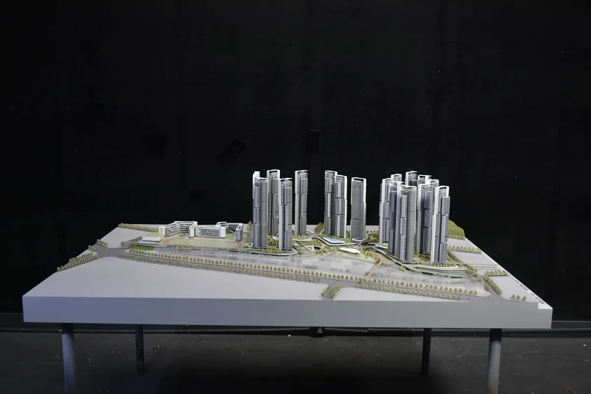 Huichuang Longhua Bicycle Factory Renovation 1:500 architectural scale model