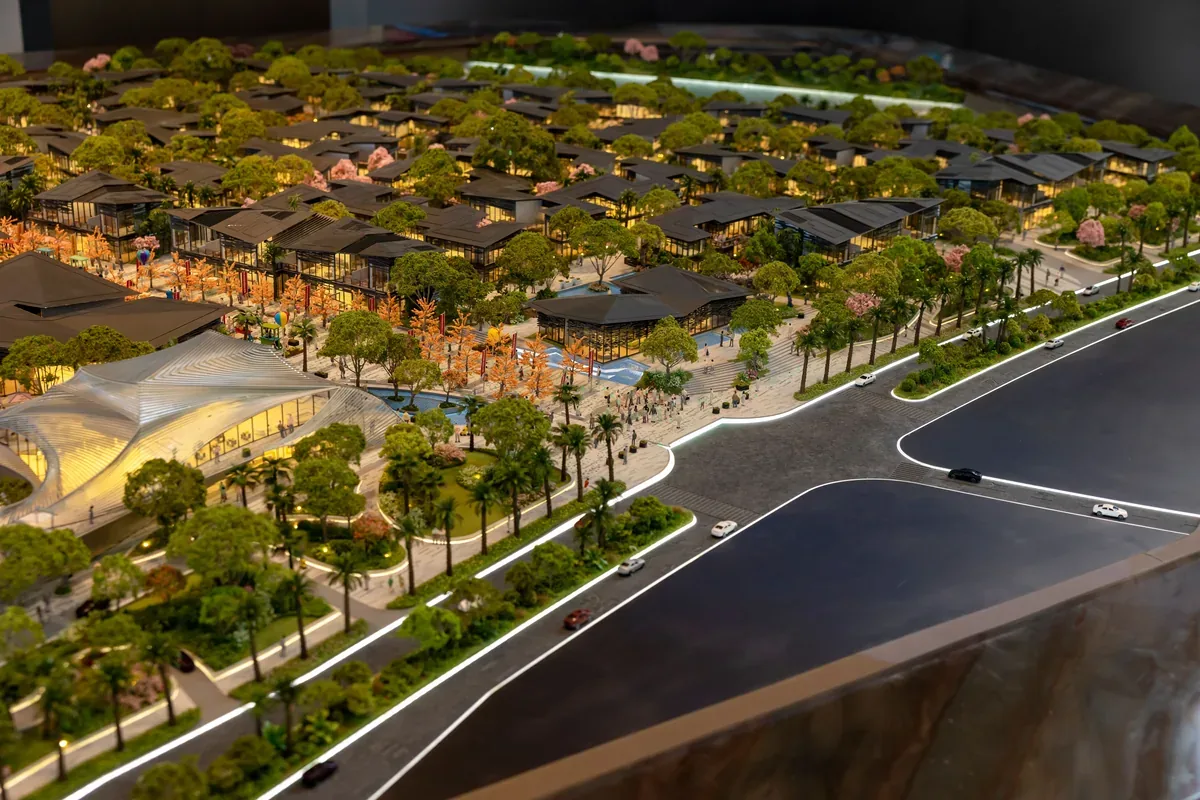 Begonia Story 1:150 architectural scale model