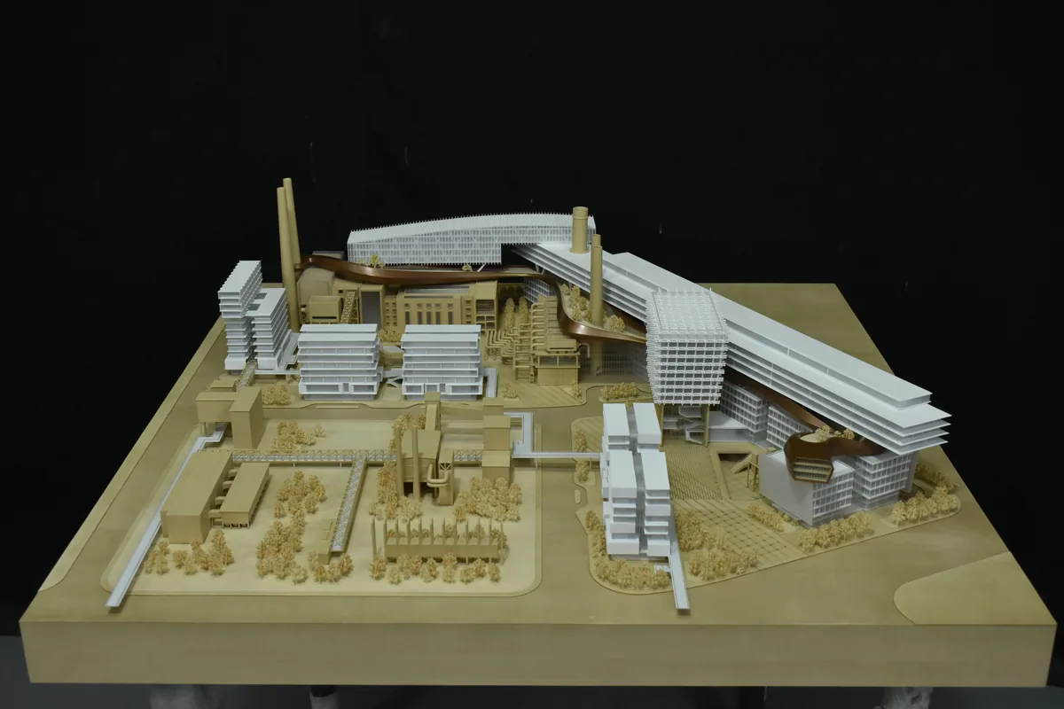 Aedas Shougang Park 1:500 architectural scale model