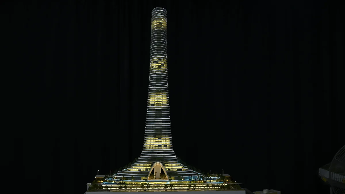 Dubai Como Residences 1:100 architectural scale model