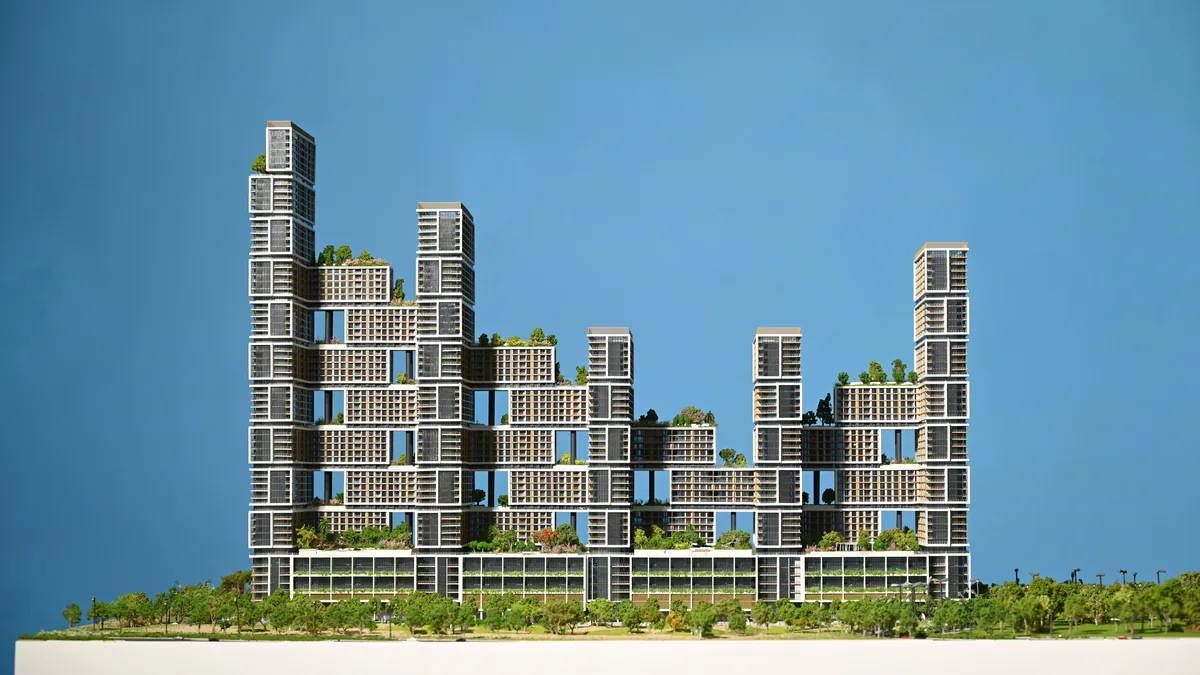 Dubai Sobha One 1:500 architectural scale model