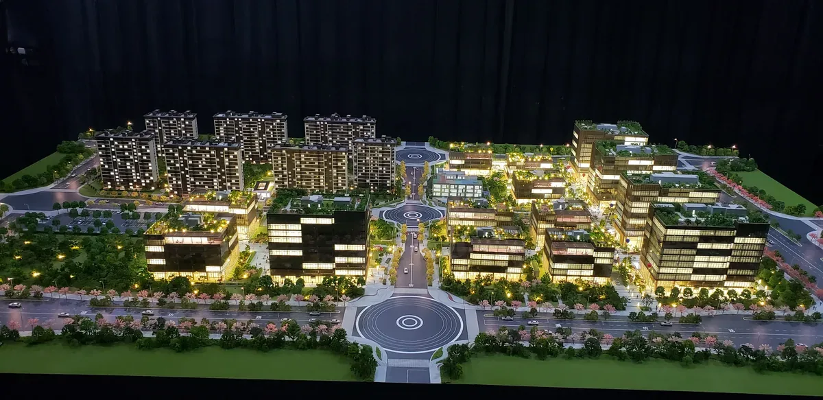 Gemdale EOD Headquarters Port 1:120 architectural scale model