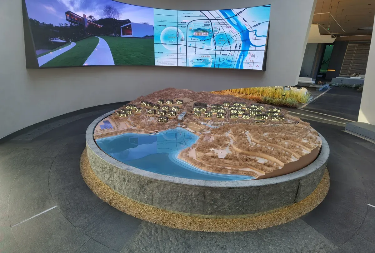 Gemdale Three Thousand Mansions 1:150 architectural scale model