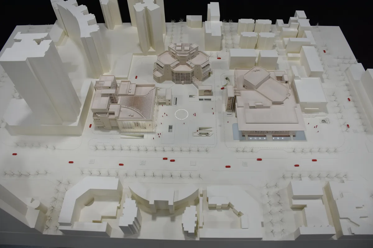 Yabao Bao'an 1990 1:300 architectural scale model