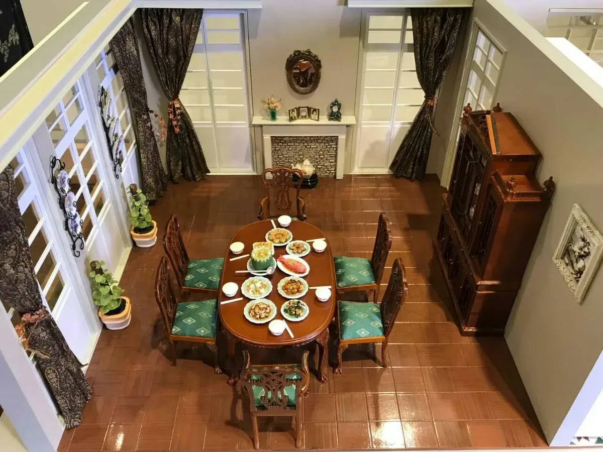 Hong Kong 70s-80s Life Scene 1:30 architectural scale model