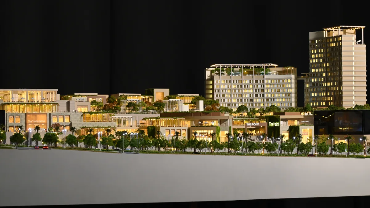 Red Sea Mall 1:1200 architectural scale model